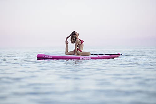 CRESSI Isup Complet Set - Kit de Tabla de SUP Fácil de Inflar (menos de 10 minutos) Completo con Todos los Accesorios Necesarios para el Transporte, Unisexe Adulte