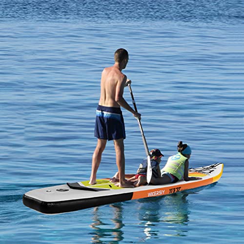 BLAIS Inflable Stand Up Paddleboard Sup Board 6 Pulgadas de Espesor Sup Surfboard Surf Set con Paddleboard Surf Fin Coiled Leash Inflator Pump y Carry Bag