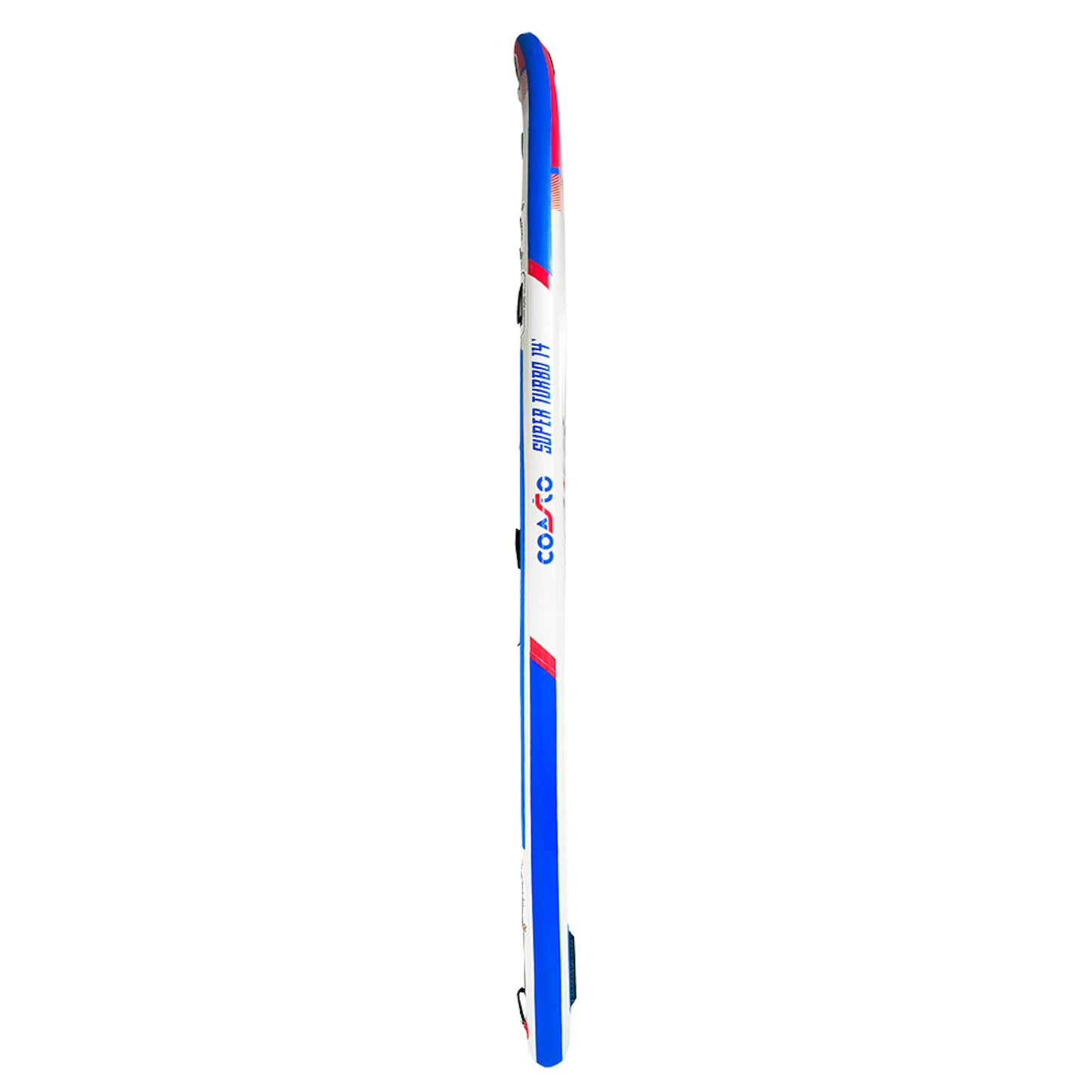 Coasto Super Turbo Tabla Sup, Adultos Unisex, Azul/Blanco/Rojo, 14'