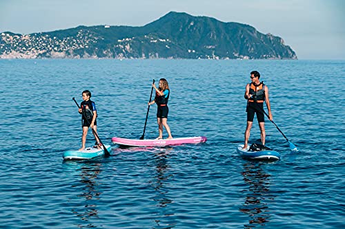 CRESSI Isup Complet Set - Kit de Tabla de SUP Fácil de Inflar (menos de 10 minutos) Completo con Todos los Accesorios Necesarios para el Transporte, Unisexe Adulte