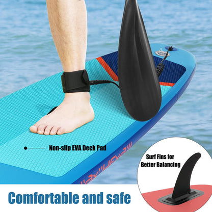 Matybobe Inflable Paddle Board Stand Up Gruesa Paddleboard Deporte Acuático Surf Set Ajustable Paddle Bomba Mochila