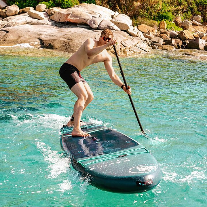 Movino Tabla Paddle Surf Hinchable - 2en1 Sup Kayak - hasta 165 kg - con Pala - 350 x 83 x 15 cm - Stand Up Paddle Board Adria 11'6”