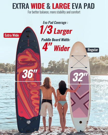 Tabla de paddle para la familia, tabla de remo hinchable de 12 pulgadas con kit de conversión de kayak, kit completo de surf para adultos, con remo individual o doble, asiento de kayak y otros